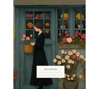 The Garden Door Notebook: is inspired by the charm of a quaint countryside filled with blooming roses.