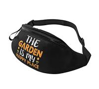 The Garden is My Happy Place da viaggio regolabile per uomo e donna da corsa all'aperto