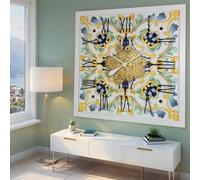 The Gears Clock Orologio da parete collezione Italia con ingranaggi mobili (Praiano, 91,4 cm quadrato)