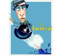 The General Poster - Buster Keaton Comedy Film Wall Art -...