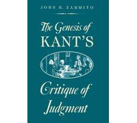 The Genesis of Kant's Critique of Judgment