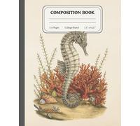 The Gentle Drifter | Classic College Ruled Notebook | Elegant Marine Illustration Journal for Study & Imagination: here calm waters meet thoughtful pages