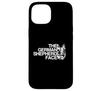 The German Shepherd Face - Cane pastore tedesco Custodia per iPhone 15