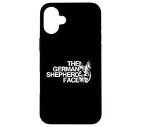 The German Shepherd Face - Cane pastore tedesco Custodia per iPhone 16 Plus
