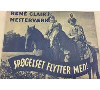 The Ghost Goes West Robert Donat Jean Parker 1935 Vintage Old Danish Movie...
