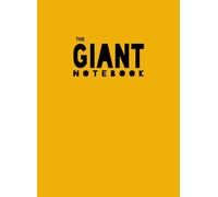 The Giant Notebook: XXL - Basic Quad / Grid Paper - Yellow soft cover- light weight