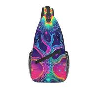 The Giant Tree Of Life - Borsa a tracolla da viaggio con tracolla e tracolla per uomo