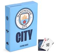 The Gift Scholars Carte da gioco con licenza ufficiale Man City FC - mazzo standard da 52 carte - divertimento per tutte le età dei fan di Manchester City