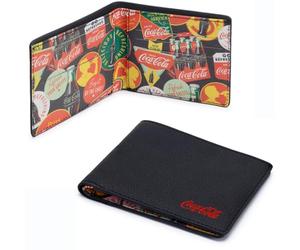 The Gift Scholars Coca-Cola Wallet, 1 Uomo, Nero, Taglia Unica