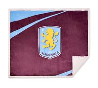 The Gift Scholars Coperta in pile Sherpa Aston Villa - 152 x 117 cm, ufficiale Mrchandise per la Premier League Football Club