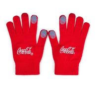 The Gift Scholars Guanti invernali con licenza ufficiale Red Coca-Cola, unisex, per touchscreen, caldi guanti per sport all'aria aperta
