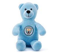 The Gift Scholars Orsacchiotto di peluche del Man City FC, 15 cm, con licenza ufficiale, peluche da collezione perfetto per i fan del Manchester 'Citeh' di tutte le età