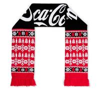The Gift Scholars Unisex Coke Snowflake Red Scialle, Nero, Taglia unica