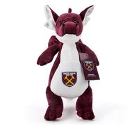 The Gift Scholars West Ham FC - Peluche a forma di drago in piedi, 33 cm, con licenza ufficiale, per adulti e bambini