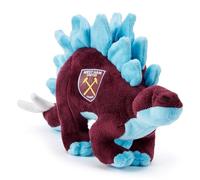 The Gift Scholars West Ham FC Stegosaurus 30 cm, giocattolo morbido da calcio con licenza ufficiale, per adulti e bambini