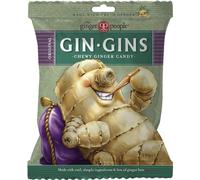 The Ginger People GIN GINS Original Chewy Ginger Candy di - Anti-nausea e coadiuvanti per la digestione, caramelle salutari confezionate singolarmente - Aroma originale allo zenzero, 150 g