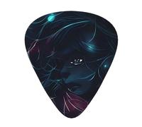 The Girl In The Dream - Set di 12 plettri per chitarra, inclusi 3 spessori di plettri per chitarre acustiche, ukulele e altro ancora.