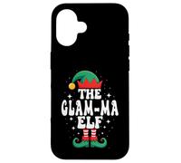 The Glam-Ma Elf divertente gruppo familiare di corrispondenza di Natale Custodia per iPhone 16