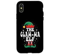 The Glam-Ma Elf divertente gruppo familiare di corrispondenza di Natale Custodia per iPhone X/XS