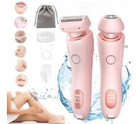 The Glide Pro 3.0 Rasoio da donna, rasoio crepuscolo da donna, collezione crepuscolo, rasoio elettrico 2 in 1, asciutto bagnato, delicato sulla pelle, per gambe, braccia, ascelle, zona bikini (rosa)