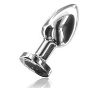 The Glider Plug Vibrante S M L Acciaio USB 7 Vibrazioni Buttocks TOYJOY