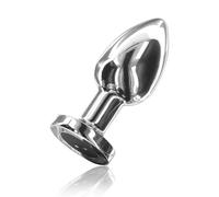 The Glider Plug Vibrante S M L Acciaio USB 7 Vibrazioni Buttocks TOYJOY