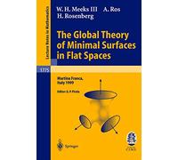 The Global Theory of Minimal Surfaces in Flat Spaces: Lectures given at the 2nd Session of the Centro Internazionale Matematico Estivo (C.I.M.E.) held in Martina Franca, Italy, June 7-14, 1999: 1775