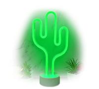 The Glowhouse Cactus della luce al neon di luce di notte con il basamento room decor, battery operated cactus lampade a luce fino neon signs