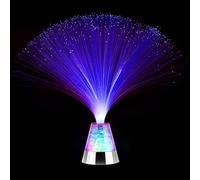 The Glowhouse, Ice Crystal, lampada in fibra ottica, altezza 34,3 cm, batterie incluse, colore cangiante