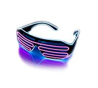 The Glowhouse Neon el wire vetri dell'otturatore scanalato moda tonalità blu rosa