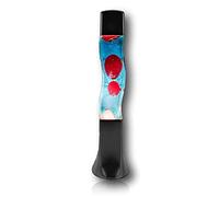 The Glowhouse Raffreddare lava lamp groovy liquido blu red wax ondulate design