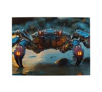 The Glowing Crabs On The Beach Puzzle in legno da 500 pezzi puzzle per adulti impegnativo puzzle per dimensioni del gioco 38,1 x 50,2 cm