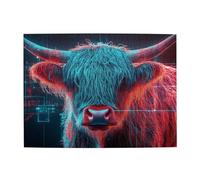 The Glowing Vitello Puzzle in Legno 500 Pezzi Jigsaw Puzzle Per Adulti Sfidante Puzzle Per Dimensioni Gioco 15 "X20.4"