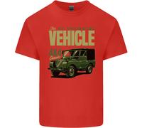 The Go Anywhere Vehicle 4X4 Off Roading Uomo Cotton T-Shirt Tee Top