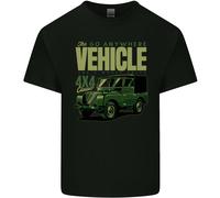 The Go Anywhere Vehicle 4X4 Off Roading Uomo Cotton T-Shirt Tee Top