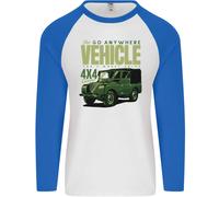 The Go Anywhere Vehicle 4X4 Off Roading Uomo L/S Baseball T-Shirt