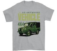 The Go Anywhere Vehicle 4X4 Off Roading Uomo T-Shirt 100% Cotone