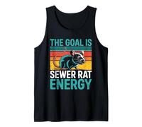 The Goal Is Sewer Rat Energy Meme caotico - Canotta