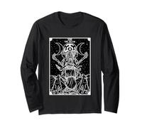 The Goddess Hecate Tarocco Carta Tripla Luna Wiccan Witch Maglia a Manica