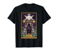 The Goddess Hecate The Moon Tarocco Carta Tripla Luna Ruota Maglietta