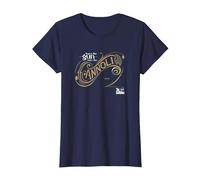 The Godfather Leave The Gun Take The Cannoli Maglietta, Donna, Navy, S