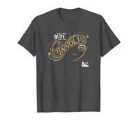 The Godfather Leave The Gun Take The Cannoli Maglietta, Uomo, Grigio Scuro, 6XL