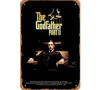 The Godfather Part II Poster Targa in metallo Retro Home Decorative Vintage Tin Sign 30,5 x 20,3 cm