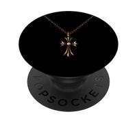 The GoldCross GoldChain Diamond PopSockets PopGrip Adesivo