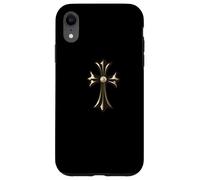 The Golden Beryl Cross Diamonds Custodia per iPhone XR