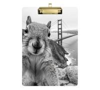 The Golden Gate Bridge - Portablocco formato A4, in acrilico, carino, per insegnanti, must have per classe, dimensioni elementari, 22,9 x 30,5 cm