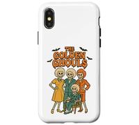 The Golden Ghouls Retro Halloween Skeleton Donne Custodia per iPhone X/XS