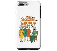 The Golden Ghouls Scheletro Pipistrelli Retro Divertente Spooky Custodia per iPhone 7 Plus/8 Plus