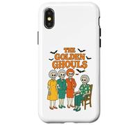 The Golden Ghouls Scheletro Pipistrelli Retro Divertente Spooky Custodia per iPhone X/XS