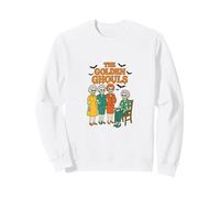 The Golden Ghouls Scheletro Pipistrelli Retro Divertente Spooky Felpa